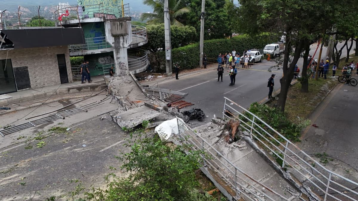 Sentencia advertía fallas en puente peatonal que colapsó en Girón tras el choque de una tractomula