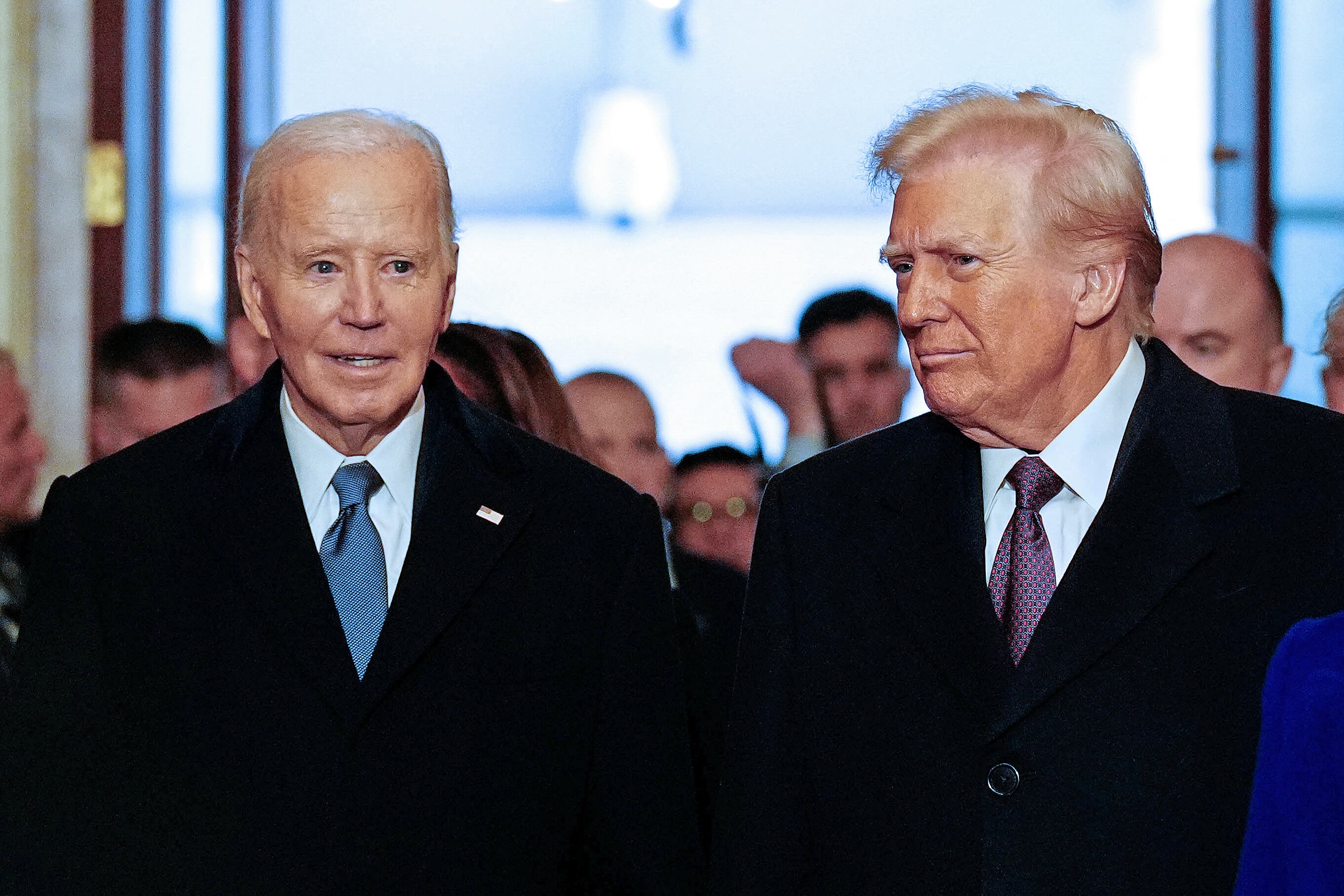 Joe Biden y Donald Trump. FOTO: MELINA MARA/POOL/AFP via Getty Images