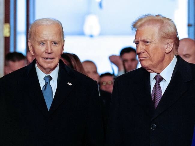Joe Biden y Donald Trump. FOTO: MELINA MARA/POOL/AFP via Getty Images