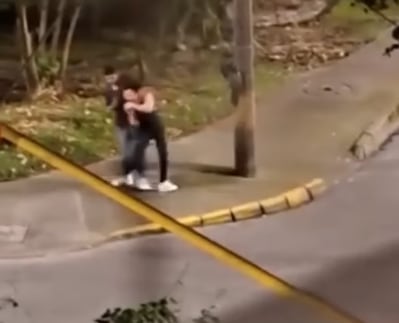 Agresión a una mujer en Envigado, Antioiquia- foto cortesía