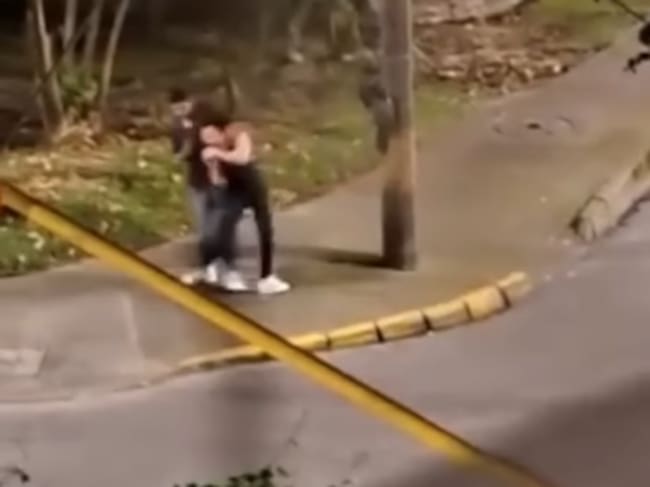 Agresión a una mujer en Envigado, Antioiquia- foto cortesía