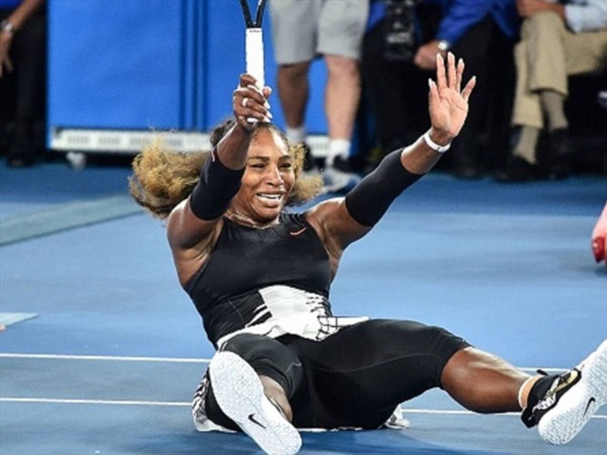 Serena Williams llamó a su hija con las iniciales del Australian Open