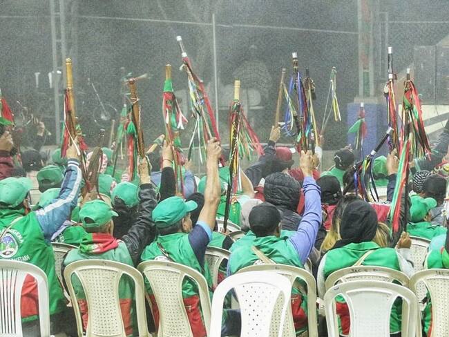 Comunidades indígenas del Cauca. Crédito: Cric.