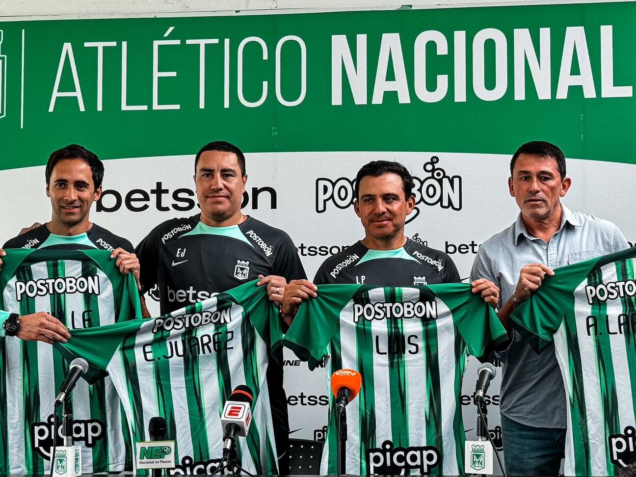 Presentación oficial del plantel técnico Atlético Nacional/ @nacionaloficial