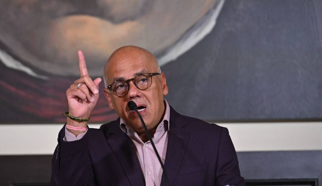 El jefe de la delegación negociadora del chavismo para el diálogo entre el gobierno venezolano y la oposición, Jorge Rodríguez.                        Foto: Getty 