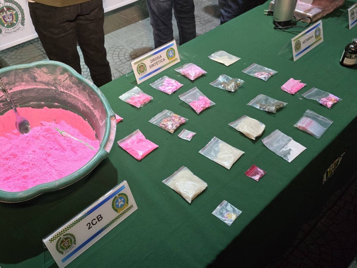 Fue desmantelado un laboratorio para el procesamiento de drogas sintéticas en Manizales