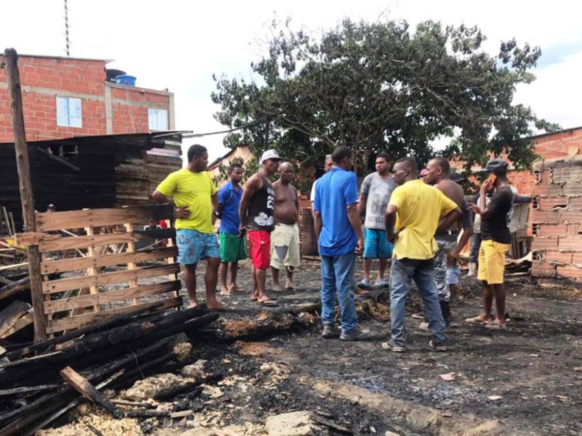 Entregarán ayudas a 4 familias víctimas de un incendio en Pasacaballos