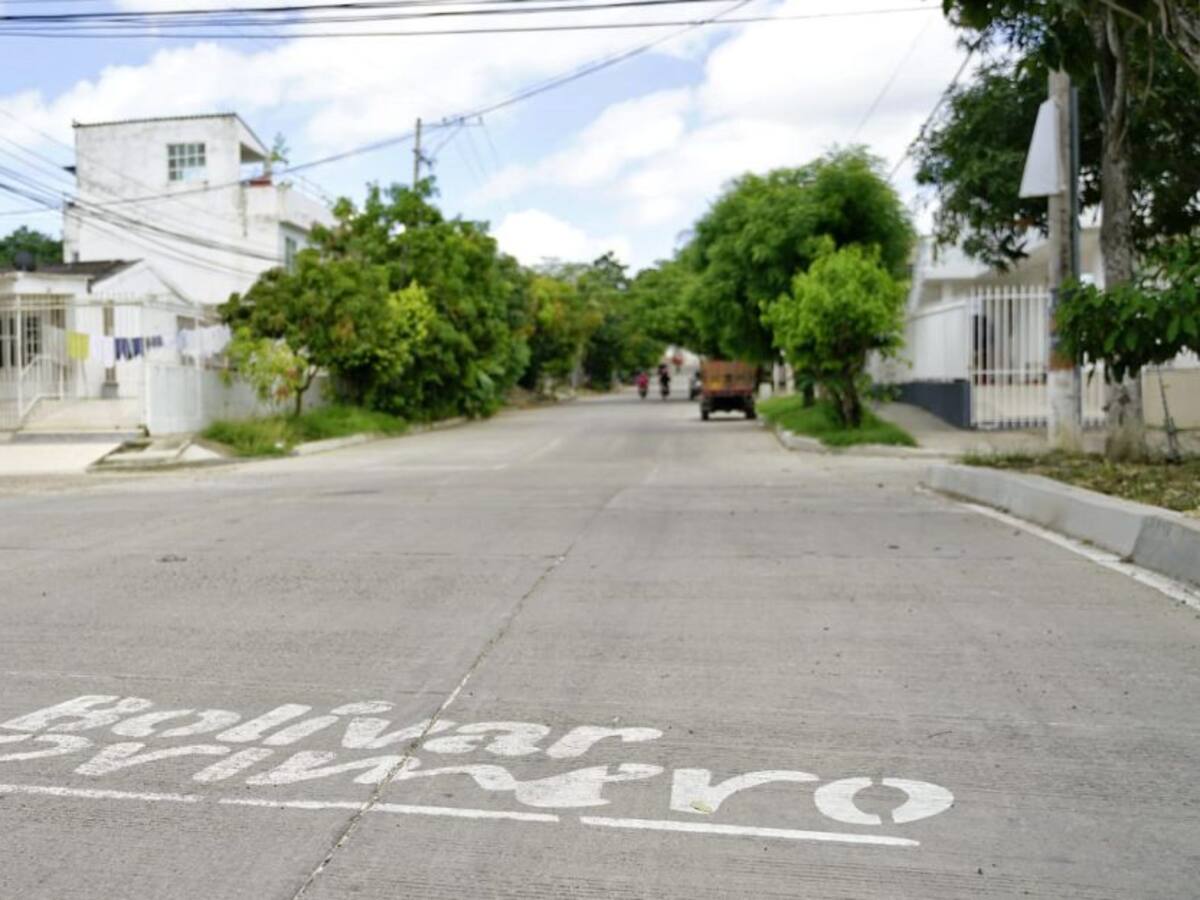 El Rodeo ya tiene el 100% de su vía principal pavimentada
