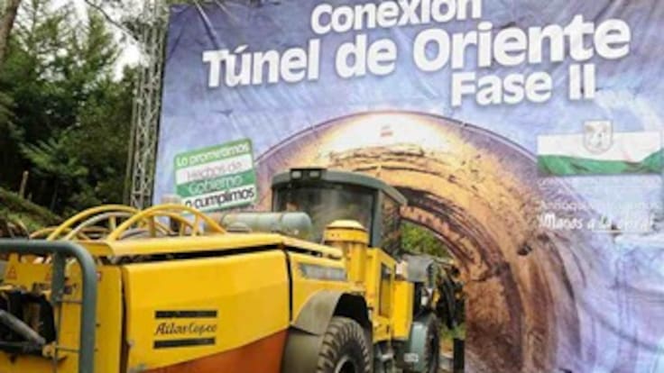 Suspensión de obras del Túnel de Oriente se levantará a partir de este viernes