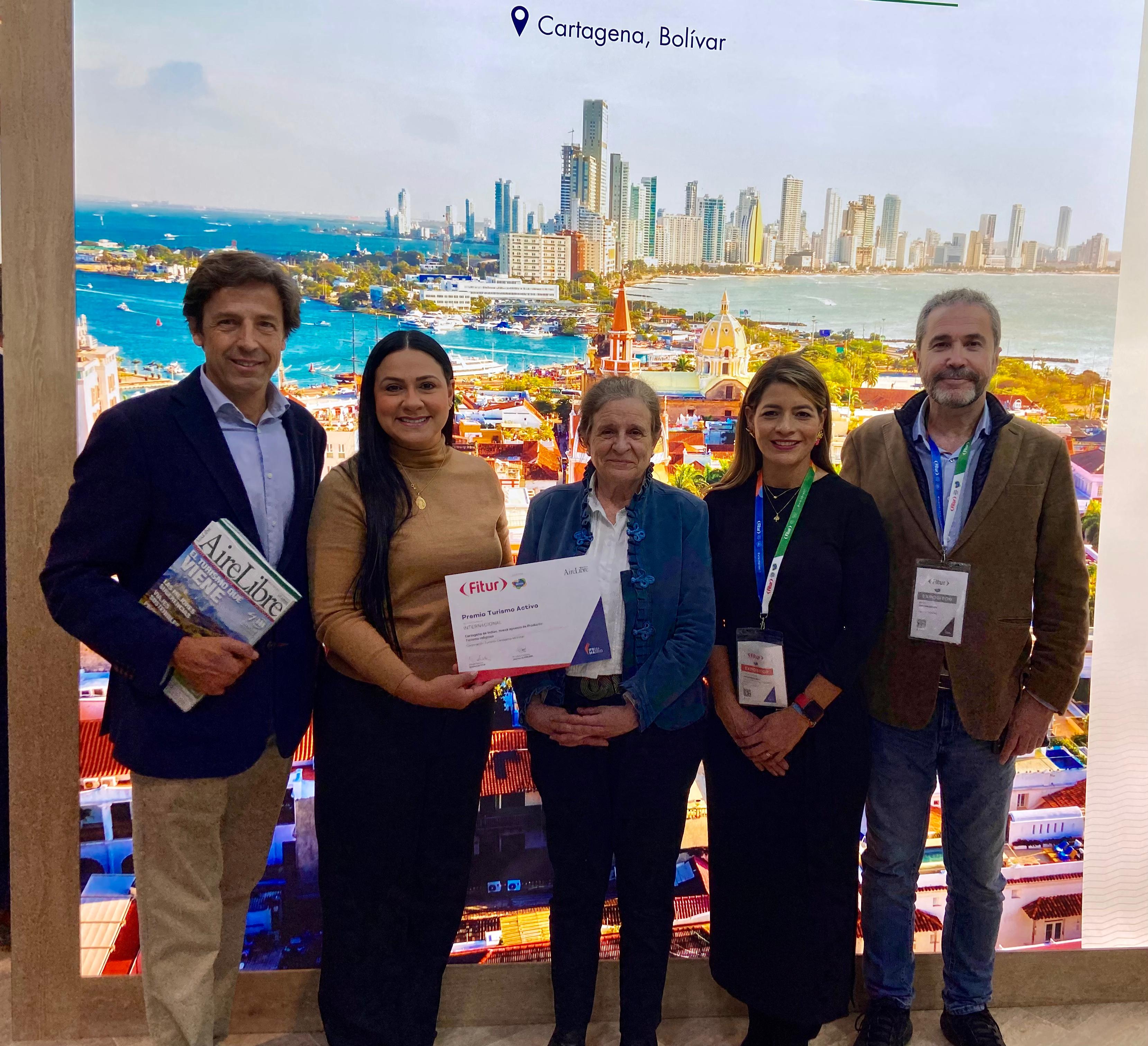Cartagena de Indias es premiada al iniciar Fitur, en España