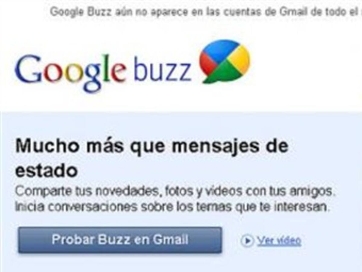 Gmail desafía a Facebook con Google Buzz