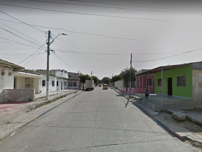 Barrio donde ocurrió el homicidio del joven en el barrio El Valle./Google Maps