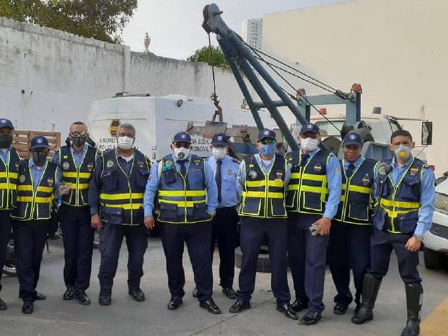 Juez ordena dotación de bioseguridad para agentes de tránsito en Cartagena