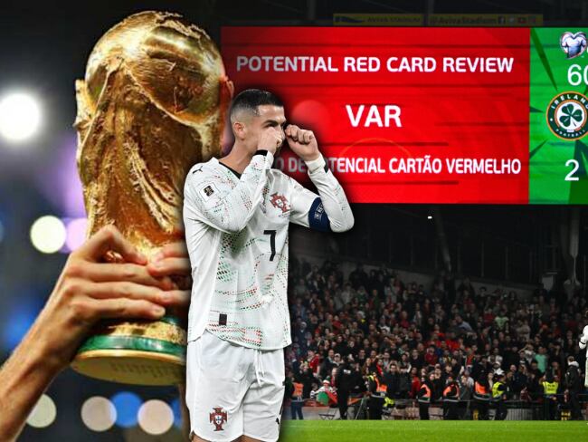 OFICIAL: ¿Cristiano Ronaldo jugará el Mundial? FIFA confirmó sanción tras expulsión ante Irlanda // Caracol Radio