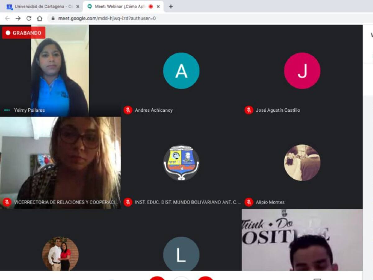 Unicartagena, presente en semana internacional virtual 2020