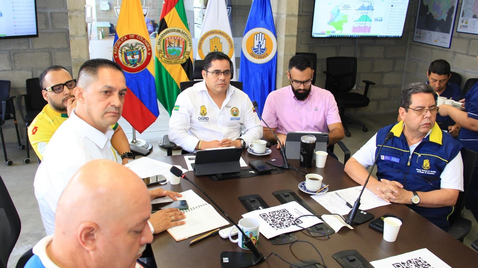 Fue extendida la calamidad pública en Santander. Foto: OGRD. 