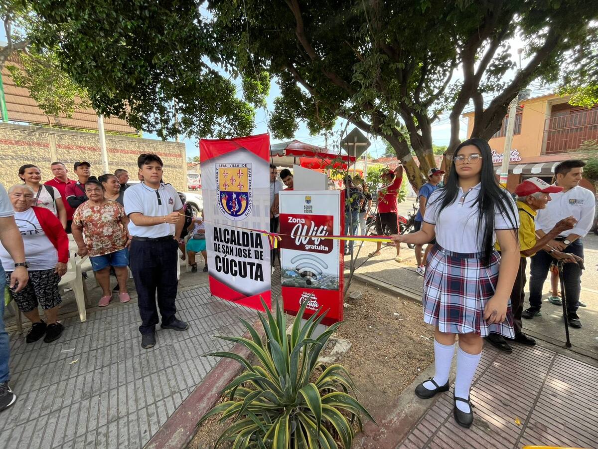 La alcaldía de Cúcuta entregó 10 nuevas zonas WiFi gratuitas en la ciudad