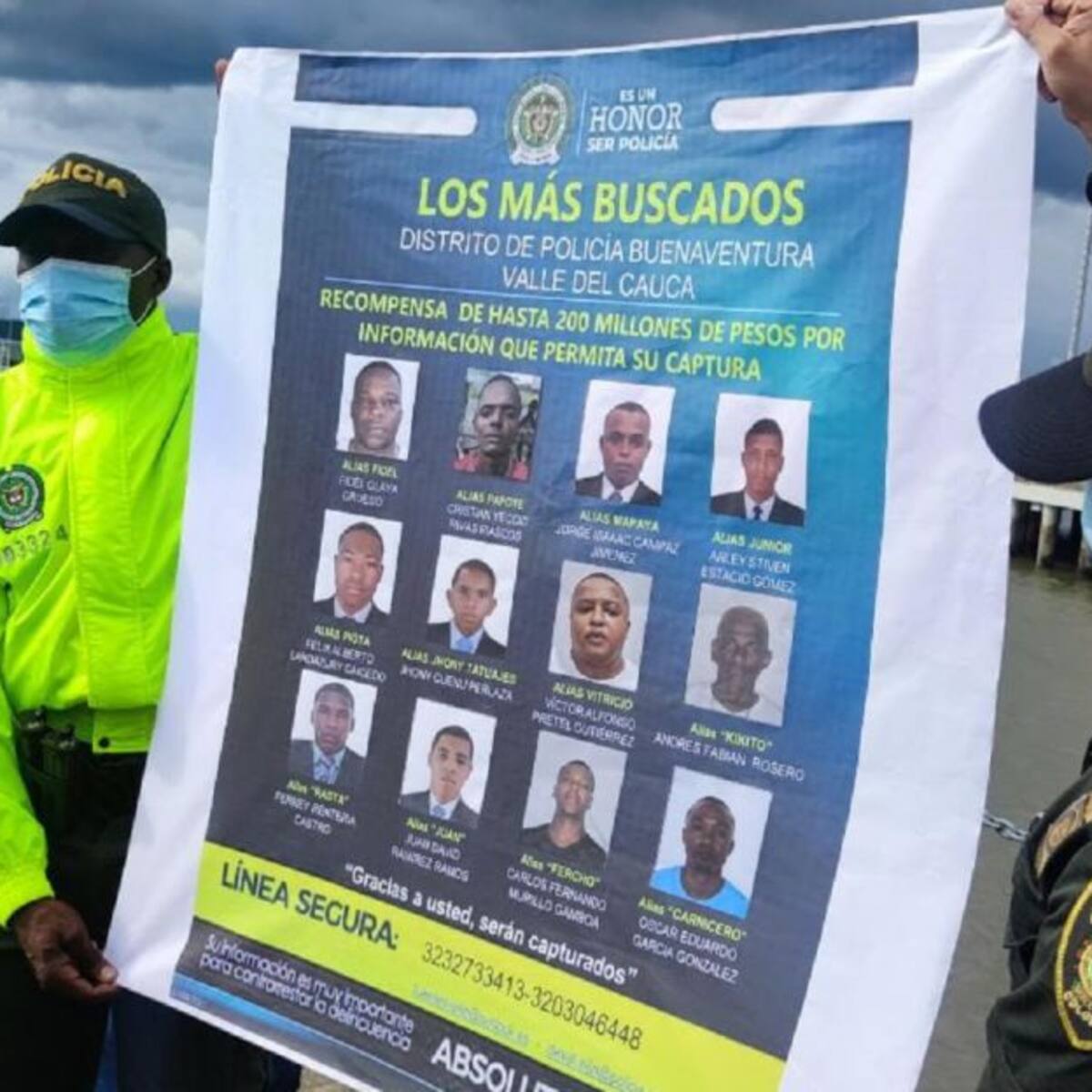 Autoridades lanzan un nuevo cartel de los más buscados en Buenaventura