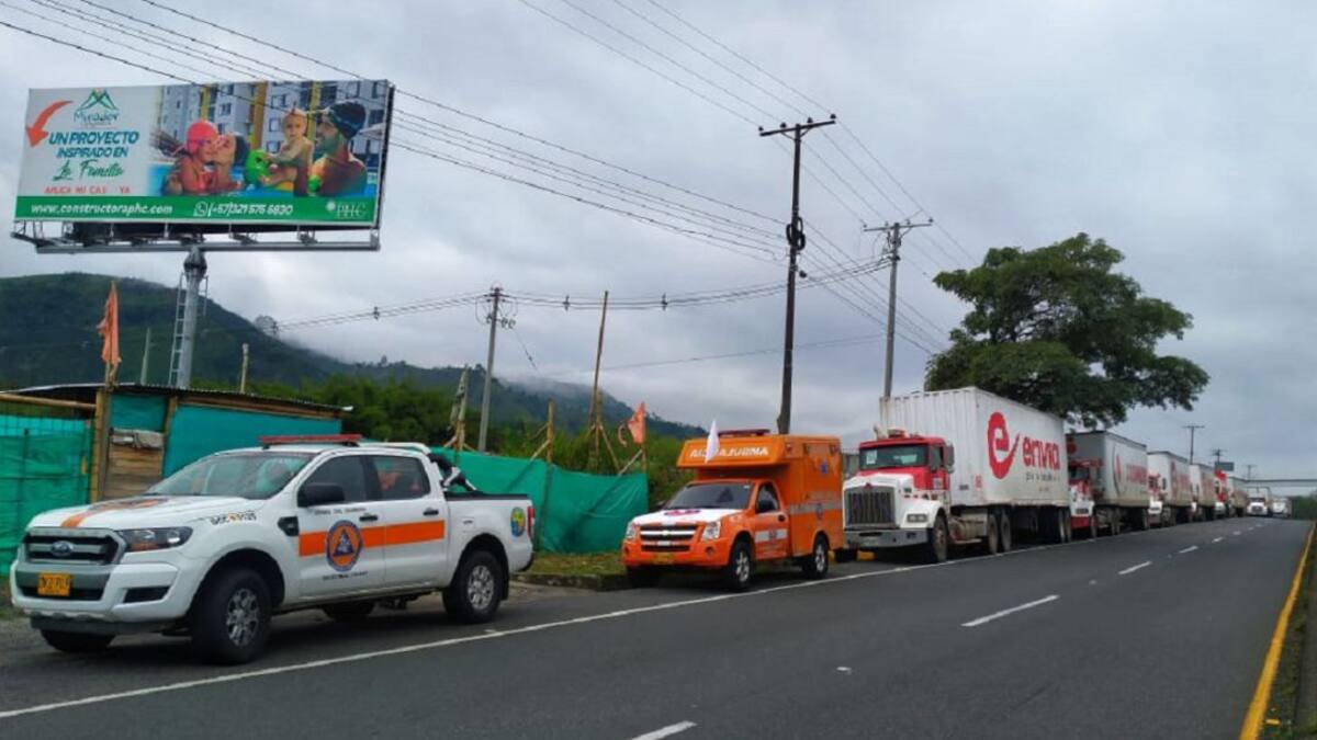 Gobernación de Caldas acompaña caravana humanitaria hacia la Región Caribe