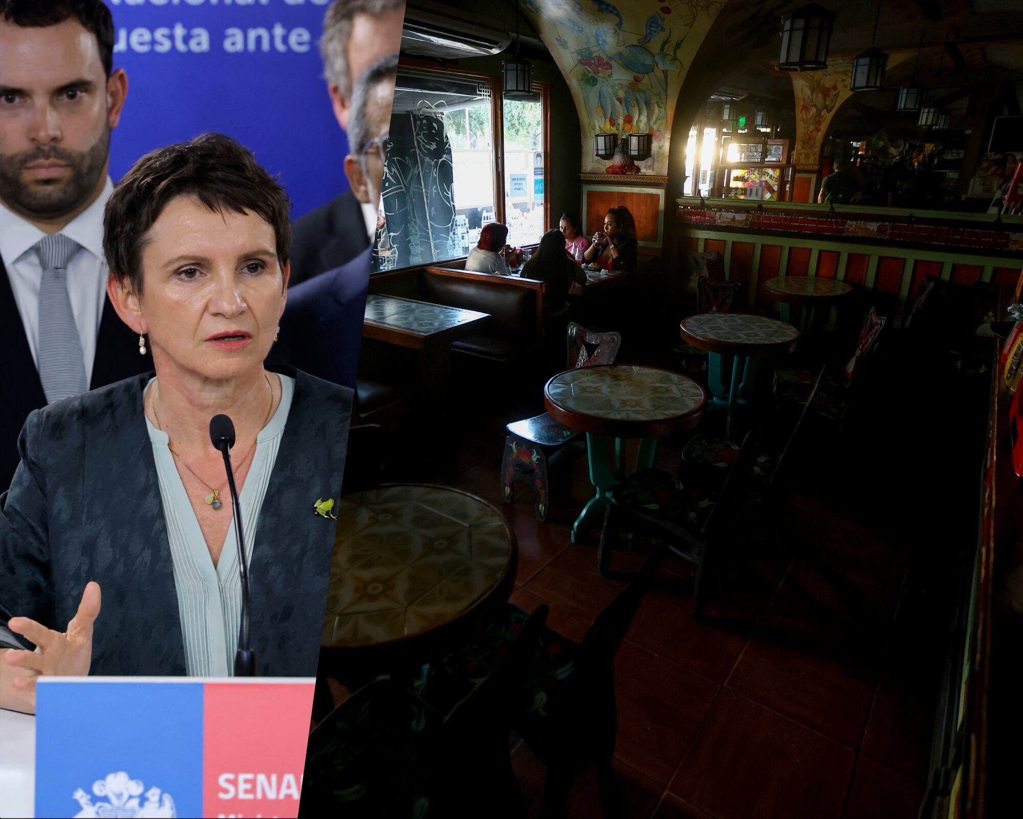 La ministra del Interior chilena, Carolina Tohá, informó que el estado de excepción se suma a un toque de queda nocturno en buena parte del país por cuenta del fallo eléctrico que dejó sin energía al 99% del país.
(Foto: Caracol Radio / Getty )