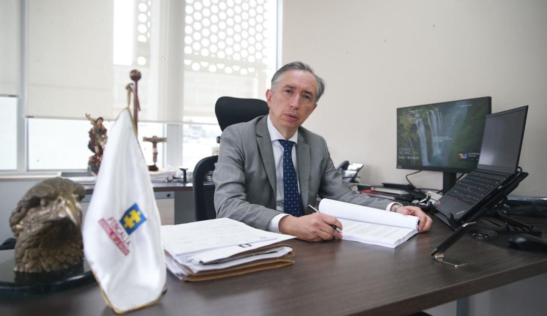 Gabriel Ramón Jaimes, fiscal coordinador de la delegada ante la Corte Suprema de Justicia y el encargado de investigar el caso Uribe