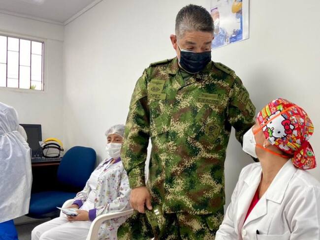 El Subsistema de Salud de las Fuerzas Militares tiene inscritos en el plan de vacunación a 394 mil usuarios. 