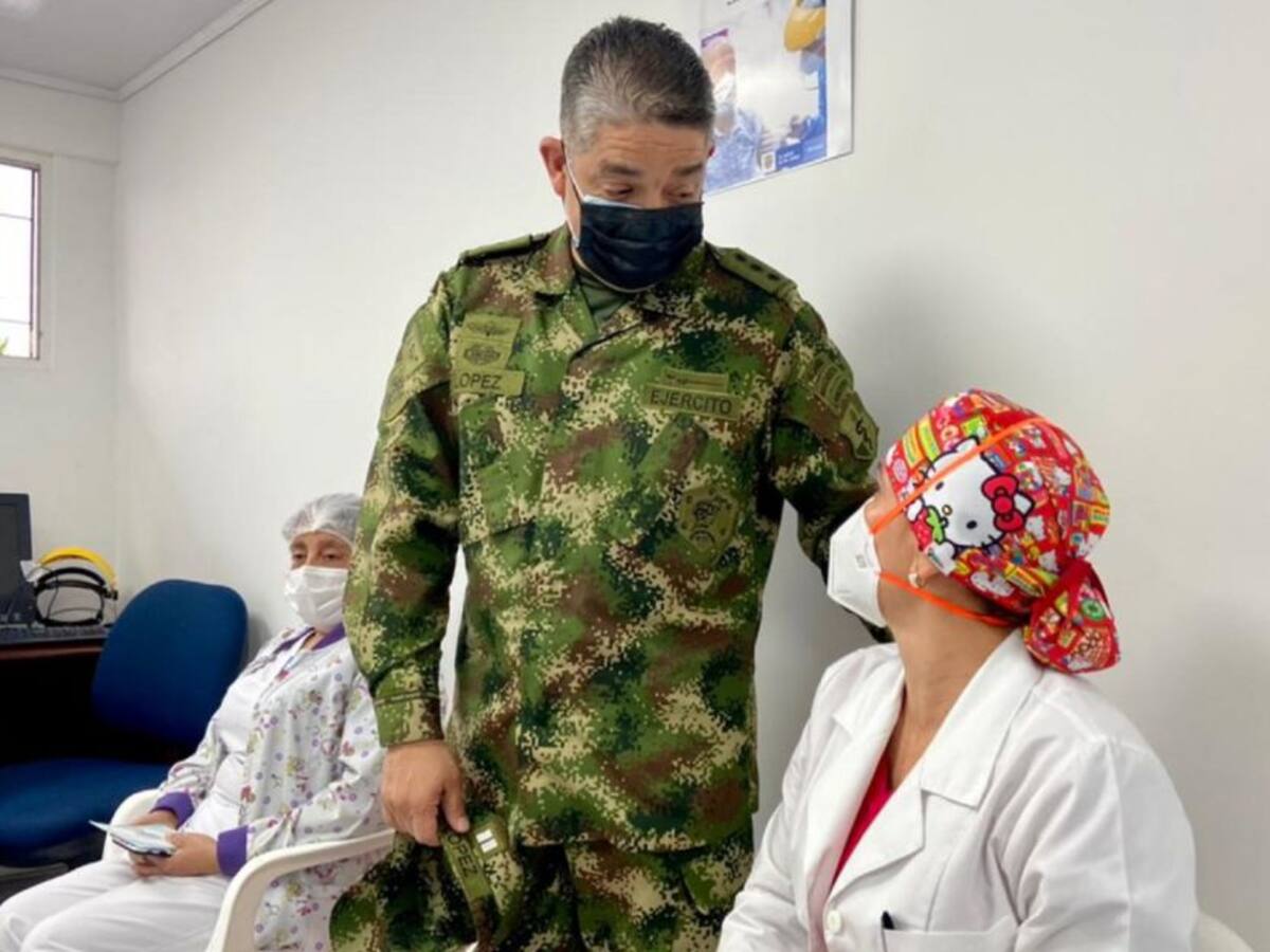 Sanidad de Fuerzas Militares recibe 460 nuevas dosis de vacunas