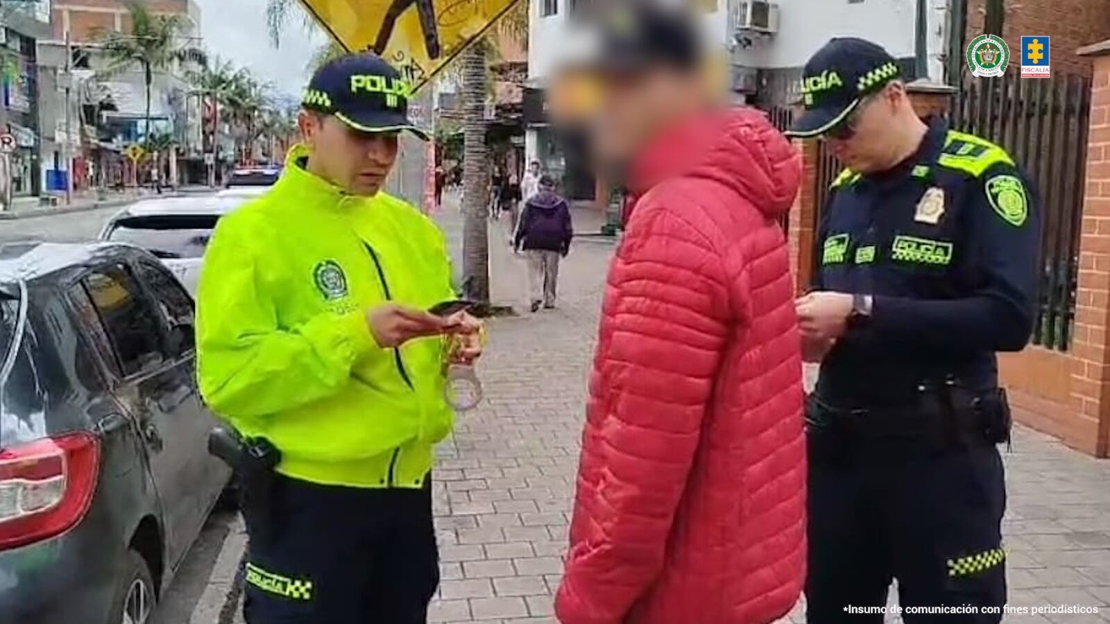 Hombre capturado por agredir a un niño de tres años- foto fiscalía