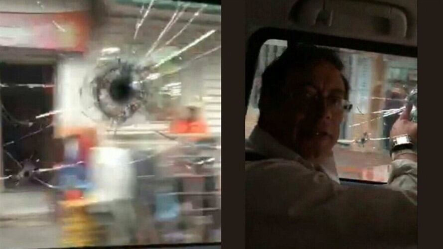 Fiscalía identificó a responsables de ataque a carro que transportaba a Gustavo Petro. Foto: Campaña Petro