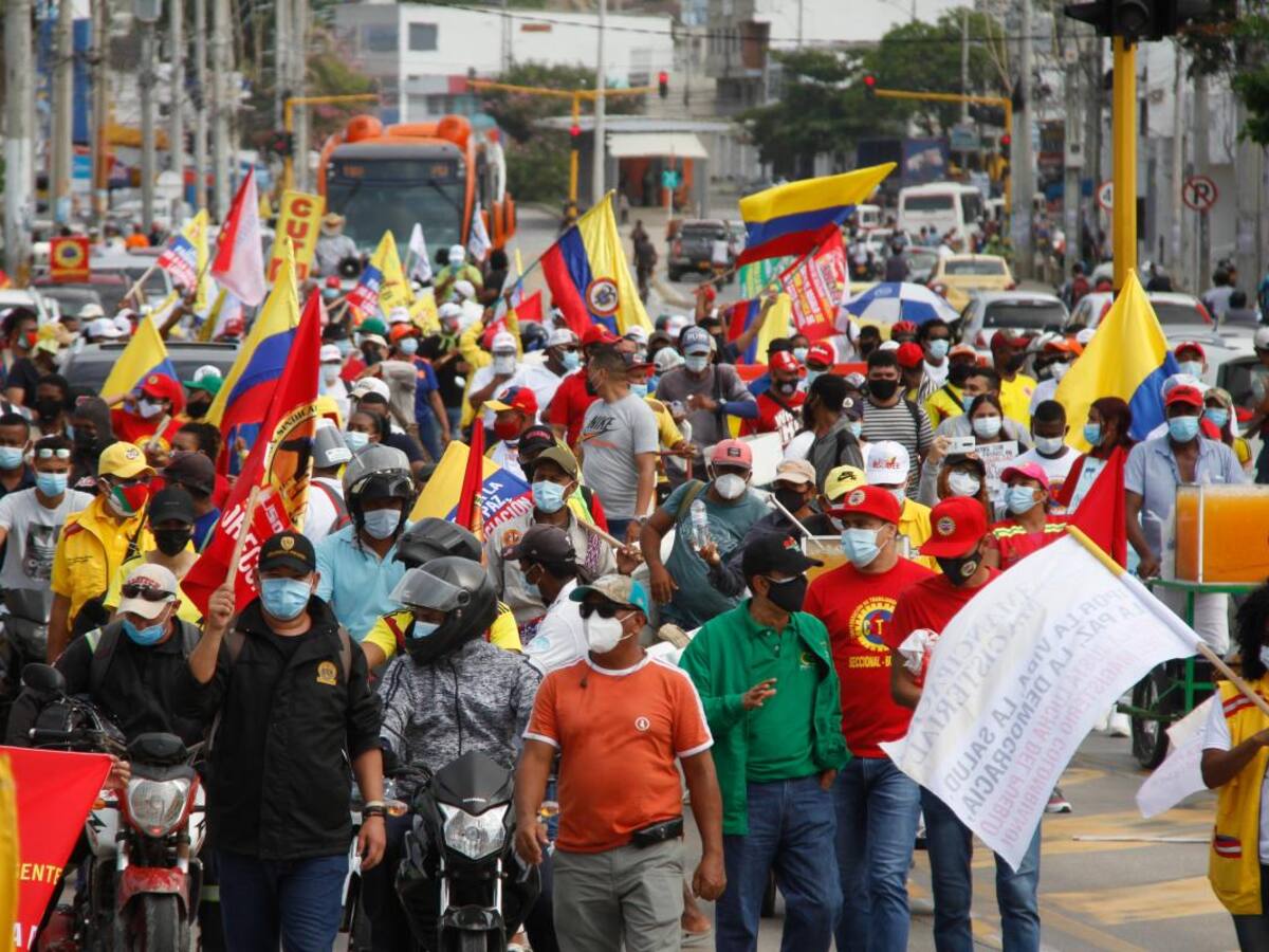 Este miércoles sindicatos de Cartagena realizarán marcha en apoyo al presidente Petro