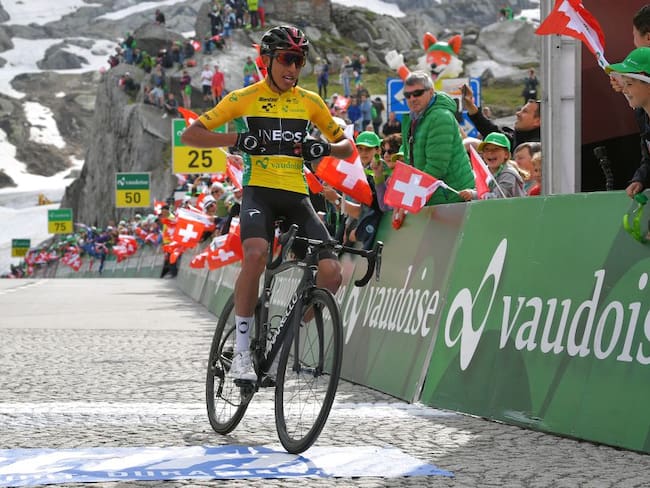 Egan Bernal se impone en la séptima etapa de la Vuelta a Suiza