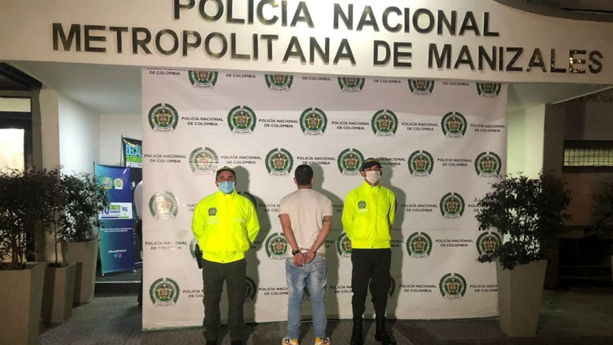Capturado en Manizales alias 'Jhoin' por intento de homicidio