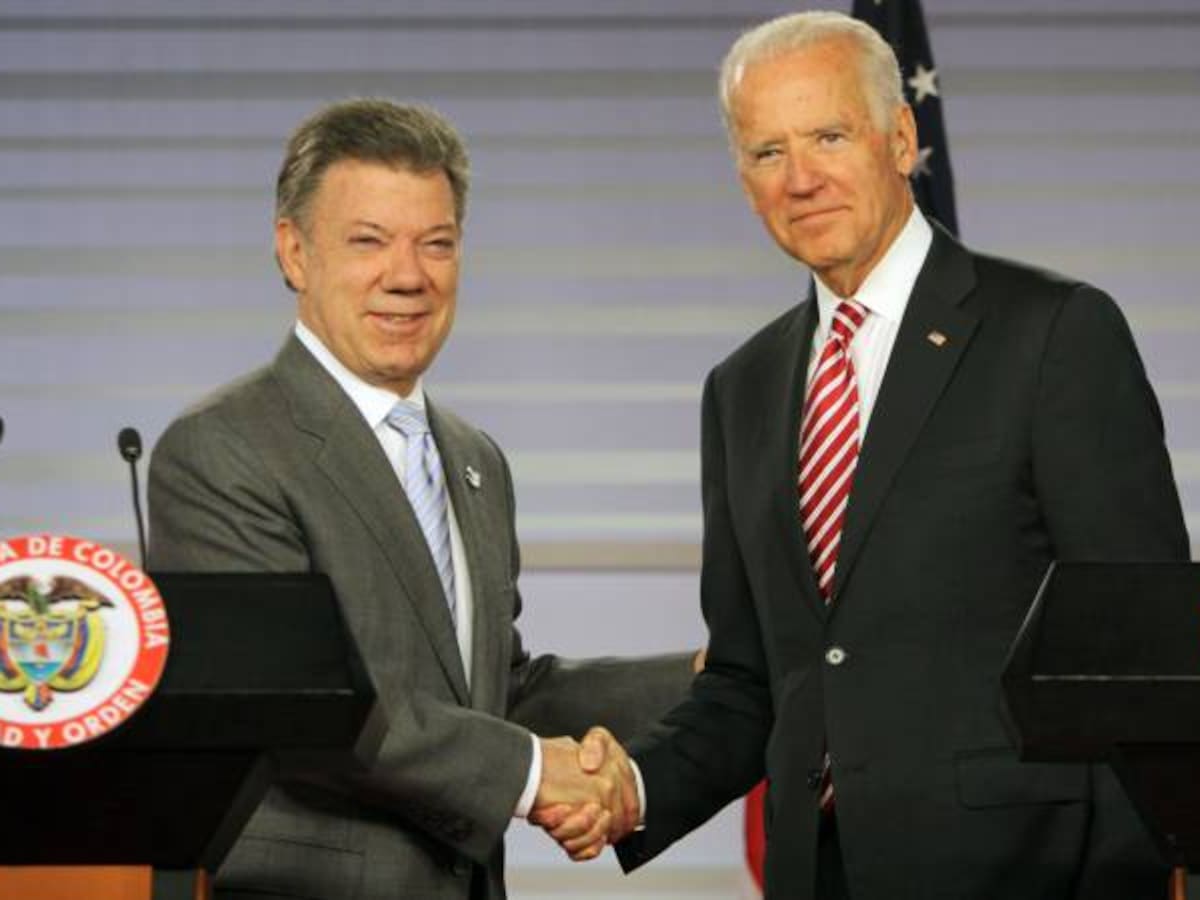 Biden felicitó a Santos por avances en proceso de paz