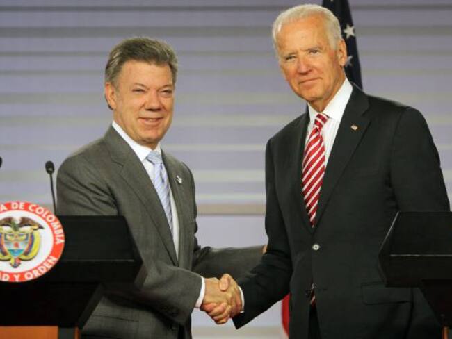 Biden felicitó a Santos por avances en proceso de paz