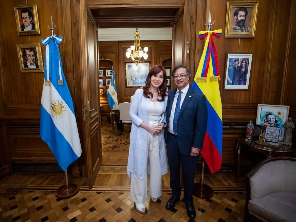 Cristina Kirchner sostuvo encuentro privado con Gustavo Petro