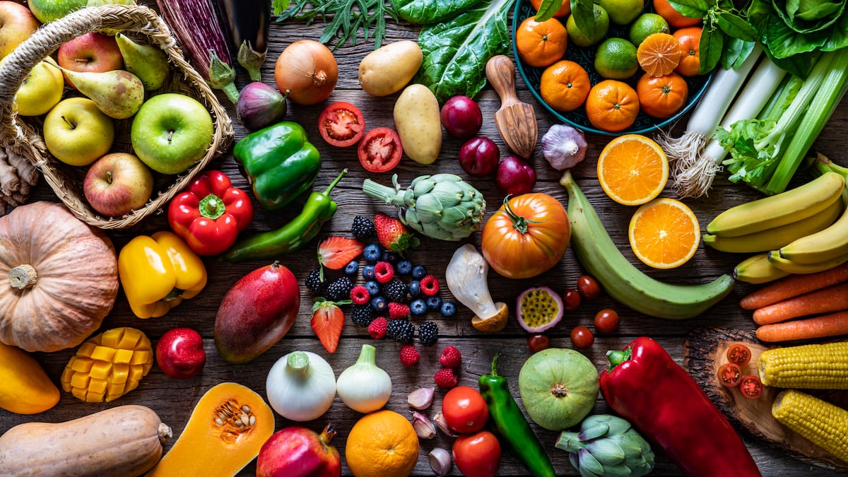 Influencia en la salud por el color de los alimentos