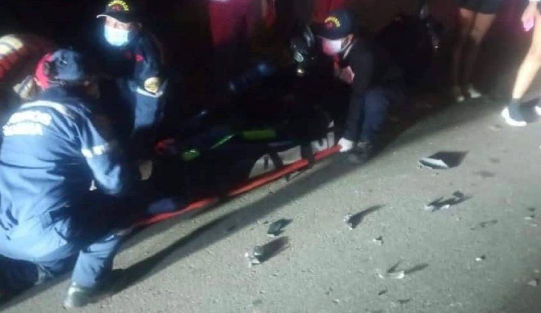 Fuerte accidente en Supía, Caldas. Crédito: Bomberos Supía.