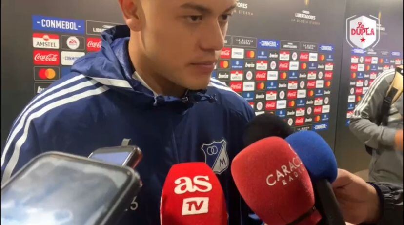 Leonardo Castro, delantero de Millonarios / Caracol Radio.