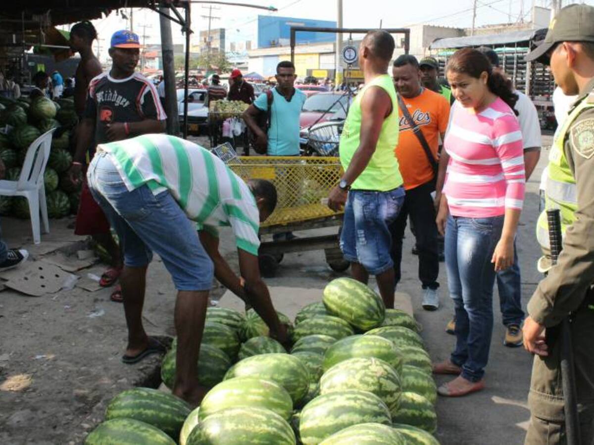 10 amonestaciones por ocupación indebida del espacio público, fueron levantadas en Mercado de Cartagena