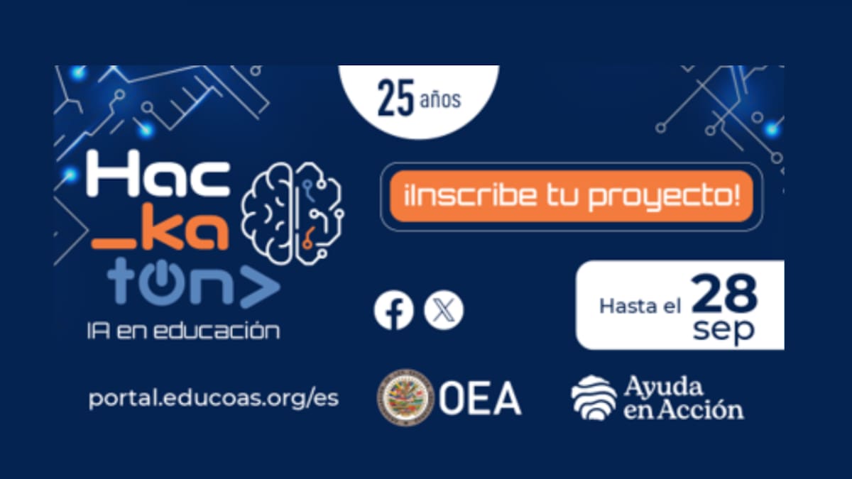 Ayuda en Acción y OEA abren convocatoria para que profesores participen en Hackaton IA en Educación