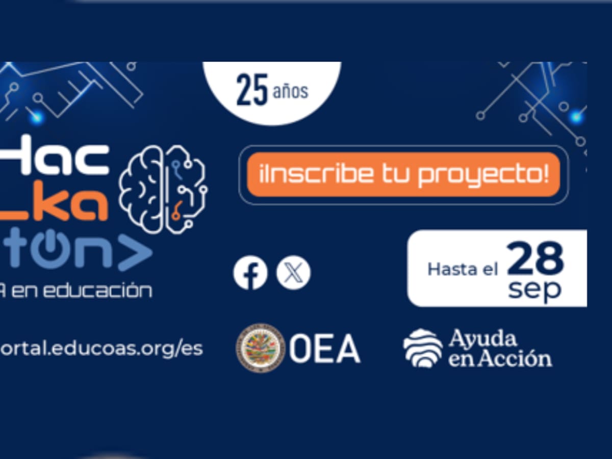 Ayuda en Acción y OEA abren convocatoria para que profesores participen en Hackaton IA en Educación