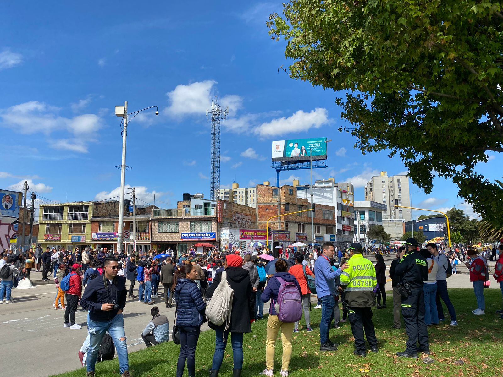 Protestas en Suba / Caracol Radio