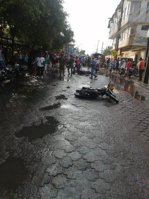 Accidente en Tumaco. Foto: Redes sociales
