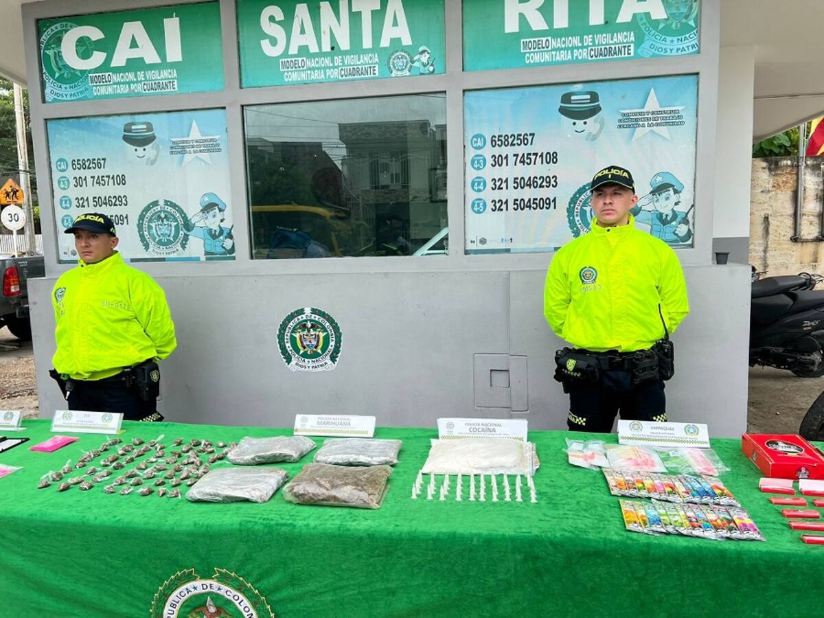 41 capturados por tráfico de estupefacientes en Cartagena durante la última semana