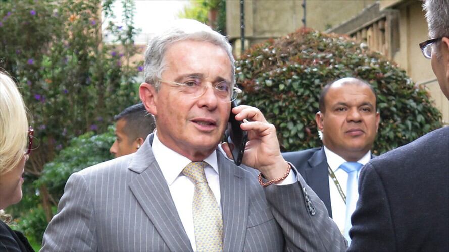 Álvaro Uribe Vélez se someterá a un procedimiento quirúrgico en la próstata. Foto: Colprensa - Juan Páez