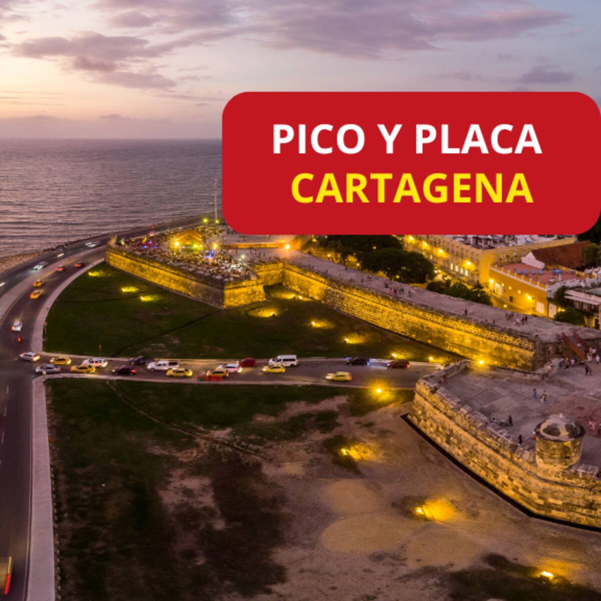 Así quedó el pico y placa en Cartagena este fin de año: Restricción carros, motos y particulares