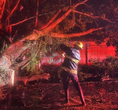 Un torrencial aguacero se presentó durante la madrugada de este martes, 30 de septiembre, en Ibagué.