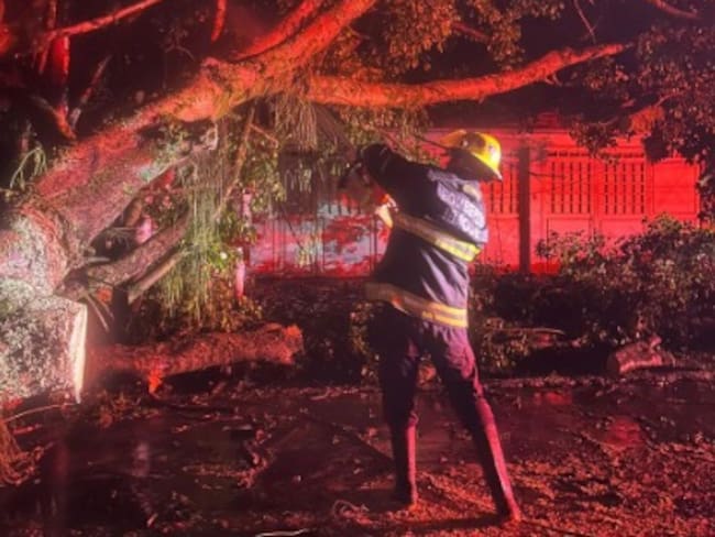 Un torrencial aguacero se presentó durante la madrugada de este martes, 30 de septiembre, en Ibagué.