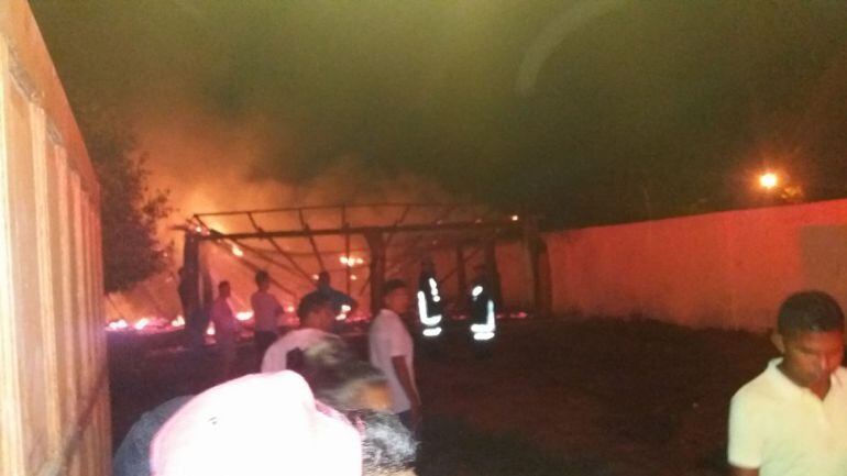 El incendio presentado en la casa de la alcaldesa del Municipio de Ponedera, Vanesa Bolívar.