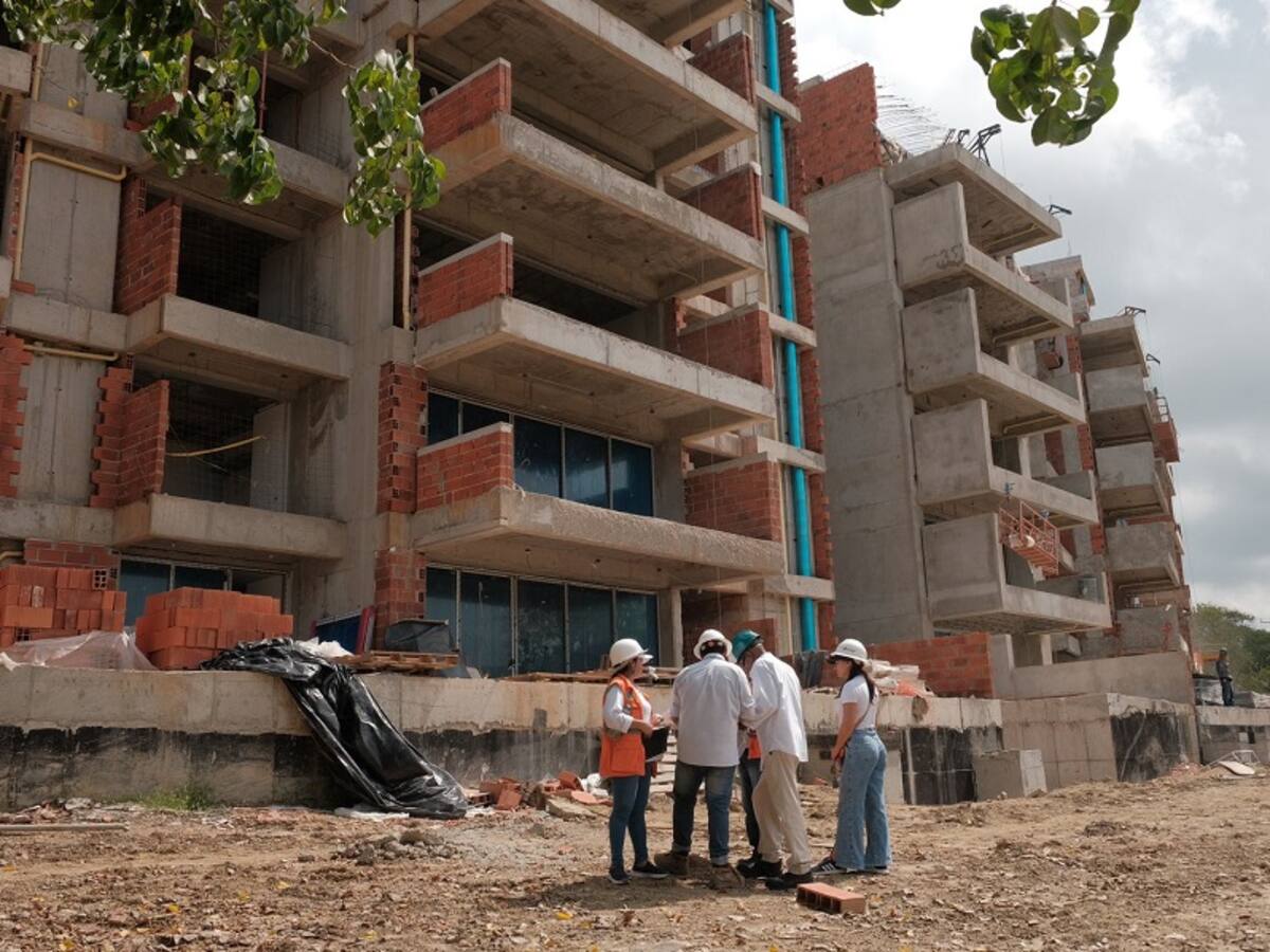Cuerpo Élite selló obra en la zona norte de Cartagena por inconsistencias en planos